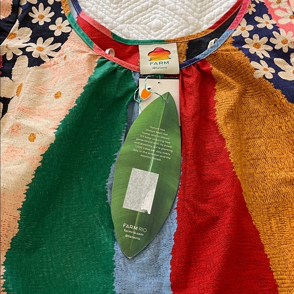 FARM Rio | Block Multicolor Floral Mini Dress | - Picture 6 of 7